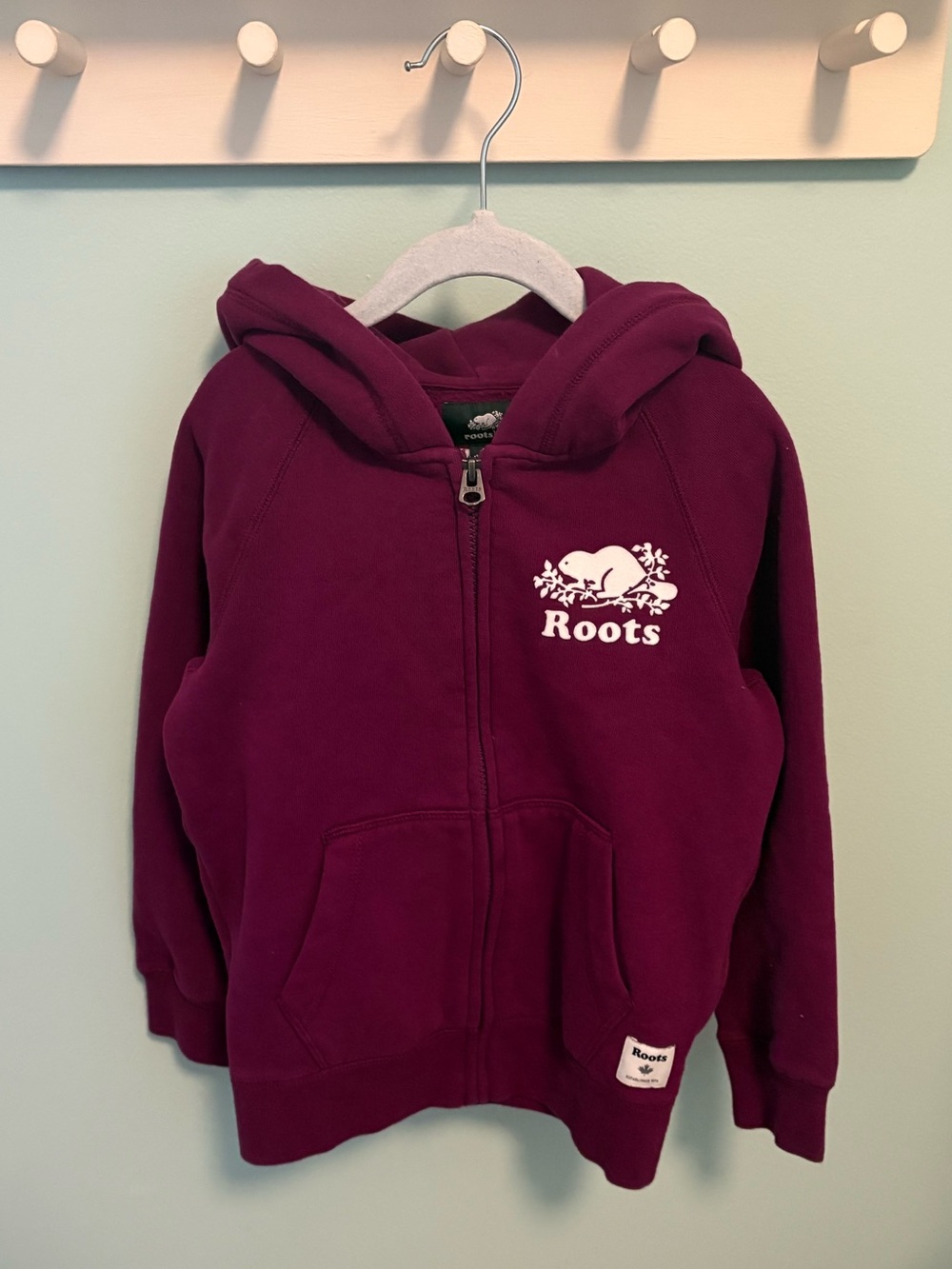 Roots Kids' Plum Zip-Up Hoodie